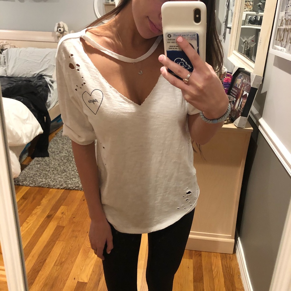 Psycho distressed Tshirt